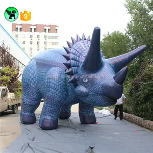 4เมตรเหตุการณ์สูงโฆษณาพองไดโนเสาร์ยักษ์พอง Triceratops A3124