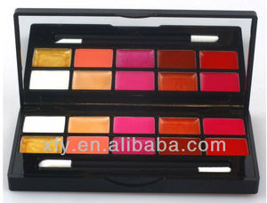 New 10 <span class=keywords><strong>Color</strong></span> Lip Gloss palette makeup beauty tools - Product Image 1