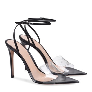 HMS126 Nuovissimi Sandali da Donna in PVC <span class=keywords><strong>Trasparente</strong></span> <span class=keywords><strong>con</strong></span> <span class=keywords><strong>Tacco</strong></span> Alto, <span class=keywords><strong>Scarpe</strong></span> Estive <span class=keywords><strong>con</strong></span> Aumento di Altezza - Product Image 5