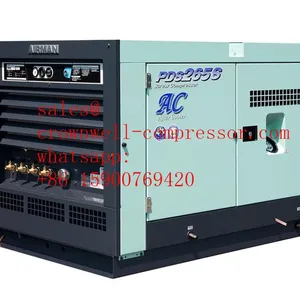 AIRMAN HOKUETSU PDS655SC PDS655SD PDSF530SD PDS-C After-Cooler Series & PDS-D DRY AIR Series portable screw compressors