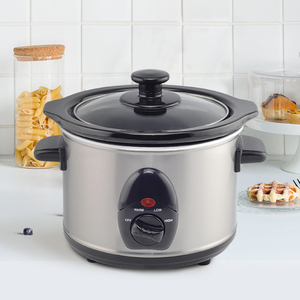 1.5L Draagbare Elektrische Crock Pot Slowcooker Roestvrijstalen - Product Image 1