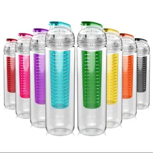 스포츠 tritan 물병 플립 뚜껑, 24 온스 과일 주입기 물병 플립 뚜껑, BPA 무료 Tritan 플라스틱 스포츠 병