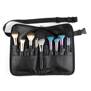 Brosse de <span class=keywords><strong>maquillage</strong></span> en cuir PU, 5 pièces, Portable et <span class=keywords><strong>professionnel</strong></span> - Product Image 1