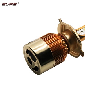 Eurs or C6 phare H1 led H3 H4 led H7 éclairage led 9007 9006 9005 12V a mené la lumière d'ampoule - Product Image 4