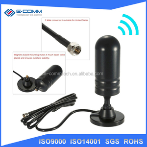 E-comm דיגיטלי מחשב נייד uhf/vhf תוצרת בית uhf אנטנת טלוויזיה עם VHF / UHF DVB-T-מחבר אווירי