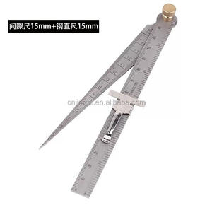 <span class=keywords><strong>1</strong></span>-15 मिमी टेपर गेज और 15 सेमी शासक इंच/मीट्रिक टेपर गेज - Product Image 5