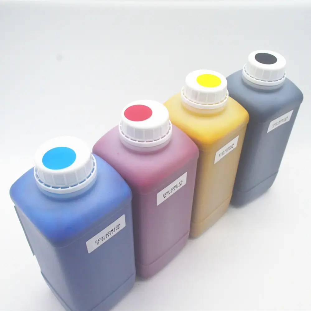 Qualità compatibile inchiostro eco-solvente eco inchiostro a solvente per Epson Roland Mimaki Mutoh dx4 dx5 dx7 testa