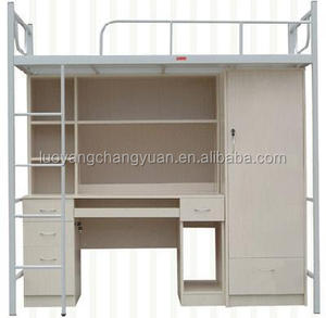 Kích Thước Tùy Chỉnh Ba Giường Tầng Kim Loại <span class=keywords><strong>Futon</strong></span> Loft Bền Thiết Kế Hiện Đại Cho Dowmitory Hoặc Khách Sạn Phòng Ngủ - Product Image 2