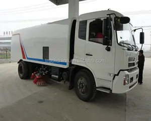 Сверхмощный dongfeng 16000 кг Вес брутто дороге подметальщик с уборочная машина и шайба