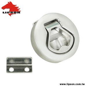 Puerta de barco de acero inoxidable de grado 316, pestillo de escotilla de compresión marina, elevador al ras, Southco, pestillo de empuje para cerrar - Product Image 5