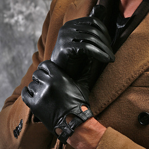 <span class=keywords><strong>Gants</strong></span> en <span class=keywords><strong>cuir</strong></span> véritable de moto de conduite de textos de mode <span class=keywords><strong>pour</strong></span> les hommes - Product Image 5
