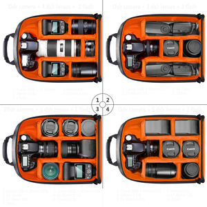 กระเป๋าเป้สะพายหลังสำหรับกล้อง SLR กระเป๋ากล้องกลางแจ้งออกแบบได้ตามต้องการ - Product Image 3