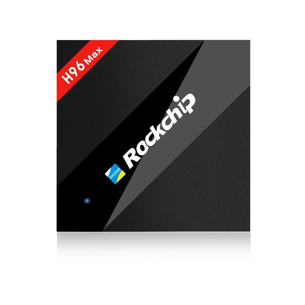 Rockchip RK3399 Six Core 4G 32G H96 MAX 4 K Android 6.0 Mini PC Internet Android Décodeur En Direct TV Box