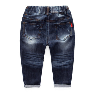 Pantalones <span class=keywords><strong>vaqueros</strong></span> para niños 2025 Jeans de algodón de moda para niños para primavera otoño Pantalones de mezclilla para niños Pantalones para niños - Product Image 2