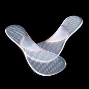 Invisibile autoadesivo 3/4 lunghezza plantare plantare raffreddamento gel PU sollievo dal dolore plantare massaggio plantare <span class=keywords><strong>per</strong></span> le donne scarpa tacco alto - Product Image 2