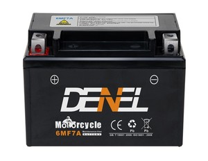 DENEL 12v7AH 중국 Liyang 제조 리드 산 성 긴 수명 스쿠터 충전식 오토바이 배터리 - Product Image 1