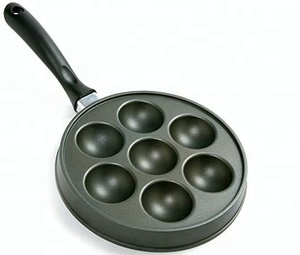 Poêle à crêpes en aluminium moulé sous pression antiadhésive Norpro, Munk / Aebleskiver / Ebelskiver - Product Image 1