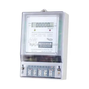 Two-phase Three-wire Electronic Digital Active Measurement Radio frequency RF active reactive event Energy kWh Power Meter