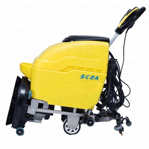 Trung Quốc Giá Rẻ Giá Auto Mini Wireless Heavy Duty Dual-bàn Chải Thảm Cordless Điện Sạc Tầng Sweeper Scrubber Thiết Bị - Product Image 3