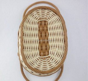 Nueva 4 Willow cesta de picnic para 4 personas vajilla ratán mimbre cesta de picnic con tapa cajas de fruta y verduras - Product Image 5