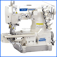 Machine à coudre industrielle à point interlock à lit plat haute vitesse WD-600-01CB-LC avec coupe-fil latéral gauche Protexpfaffzoje