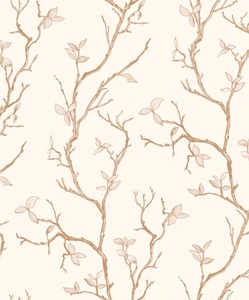 Papel tapiz de espuma <span class=keywords><strong>3D</strong></span> con diseño de ramas frescas y elegantes, PVC para fondo de TV - Product Image 2