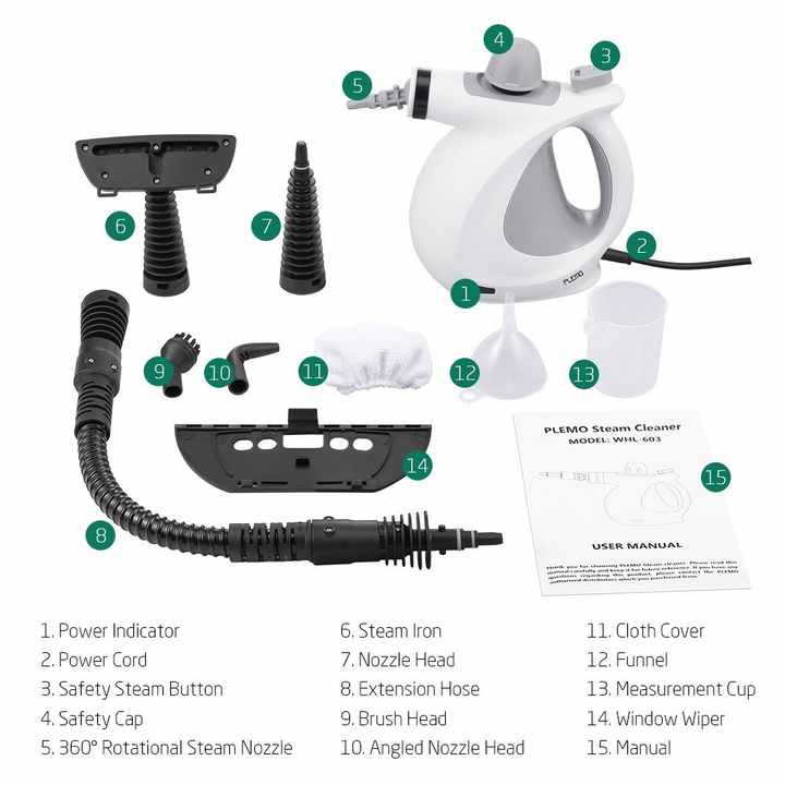 Whalle Whl603 Deluxe Steamer Cleaning Buy Steam Cleaner,Deluxe Steam