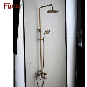 Fyeer Exposed <strong>Shower</strong> Bathroom Antique <strong>Bath</strong> <strong>Shower</strong> <strong>Set</strong> - Product Image 2
