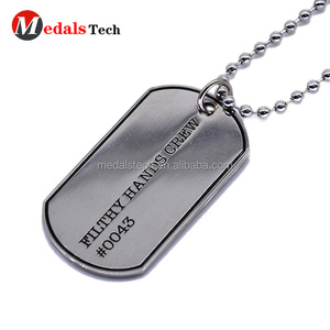 Venta al por mayor militar moda de logotipo personalizado etiqueta de perro del metal para <span class=keywords><strong>el</strong></span> hombre - Product Image 3