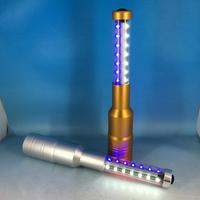 Alüminyum alaşımlı şarj edilebilir şarap havai fişek LED şişe Strobe Baton parti için