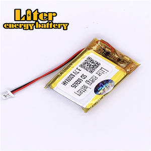 Plug 1,0-2 p 3,7 V 602635 800 mAh rechargeable LiPo battery solar Li ion polymer lithium battery with PCM - Product Image 3