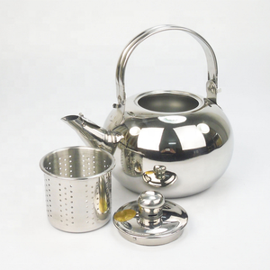 Factory Supplier Silver / Gold Stainless Steel <strong>One</strong> <strong>Cup</strong> <strong>Teapot</strong> - Product Image 2