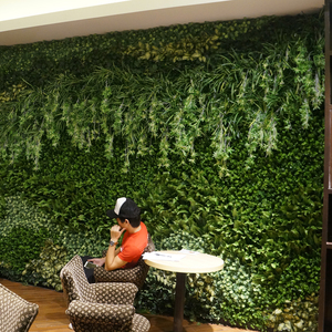 Customized Green Garden Decoration Fence <strong>Vertical</strong> <strong>Planter</strong> and Artificial Box Hedge <strong>Wall</strong> Made of Durable Plastic - Product Image 3