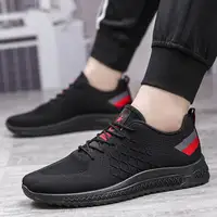 Custom black Veiligheid Mode Sneakers Mannen Sportschoenen Running