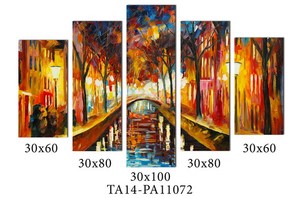 En Multiples panel Abstractl Arte <span class=keywords><strong>Lienzos</strong></span> Impresos - Product Image 6