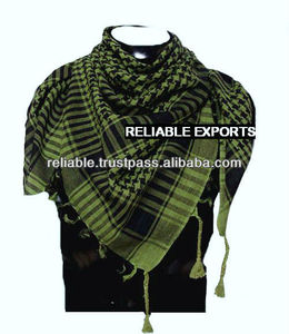 Latest Design Super Soft Tactical Army Green Shemagh Arafat <b>Scarf</b> - Product Image 2