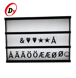 Custom A5, A4, A3 escritorio caja <span class=keywords><strong>de</strong></span> luz portátil LED <span class=keywords><strong>de</strong></span> madera A4 tamaño cinematic lightbox con letras - Product Image 4