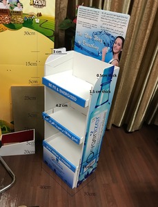 PVC Nước Giải Khát Rack Hiển Thị Cho Siêu Thị/Foamex Sàn Cửa Hàng Bán Lẻ Nhựa Chai Nước Rack Hiển Thị - Product Image 5