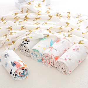 Bebé muselina swaddle mantas para niños o niñas, 100% algodón enfermería lactancia bufanda - Product Image 6