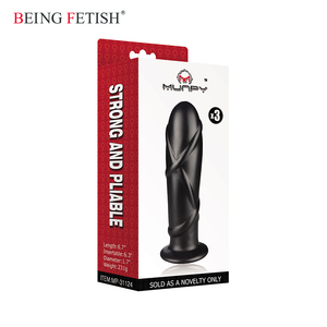 Súper suave enorme consolador Butt Plug masculino próstata masaje juguetes <span class=keywords><strong>de</strong></span> sexo Anal para la <span class=keywords><strong>pareja</strong></span> en negro - Product Image 6