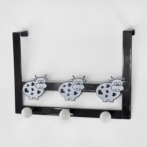 Gancho de plástico cromado en forma de L para puerta - Product Image 6