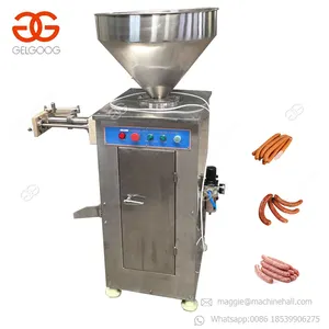 Automatic Industrial Vacuum Vienna Sausage Making Filler Stuffer Commercial Electric Vegetarian Sausage Filling Machine