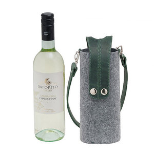 <span class=keywords><strong>Bolsa</strong></span> de <span class=keywords><strong>botella</strong></span> de vino tinto personalizada de viaje portátil de Navidad <span class=keywords><strong>bolsa</strong></span> de regalo de <span class=keywords><strong>botella</strong></span> de vino de fieltro - Product Image 6