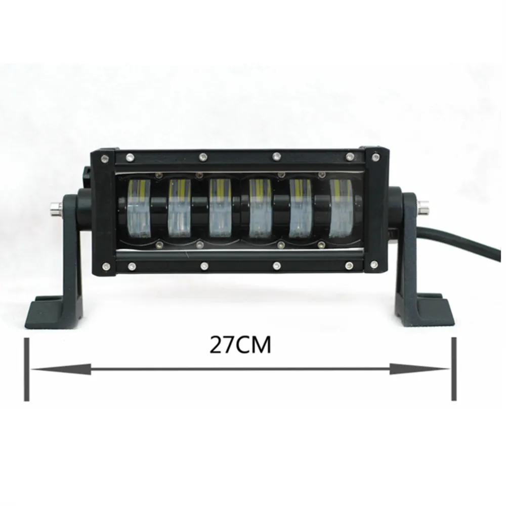 10.6 Inch 48W 96W 160W 240W 320W Single Row Led Light Bar High Low Beam 12V 24V Offroad Light