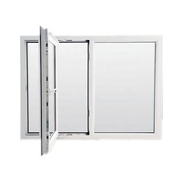 Ventana Abatible de PVC Insonorizada y Económica con Vidrio Templado, Estándar Europeo y 10 Años de Garantía para Uso en Casas de Campo