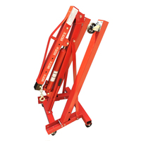 Grue de sol hydraulique portable pour atelier, capacité 2 tonnes