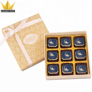 Luxurious Gold Islamic favors ramadan gift box, Eid Mubarak Gift boxes