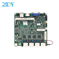 XCY placa base hardware J1900 4 LAN ddr3 ITX placa base Firewall pFsense soporte WIFI Mini pc