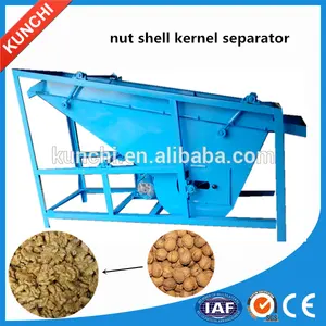 Caliente venta! comercial almendra / nogal máquina de bombardeo / cáscara de nuez kernel separador / sheller