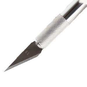 Coltello di Precisione Professionale in Acciaio Inossidabile, Strumento per Hobby con 5 Lame di Ricambio per <span class=keywords><strong>Riparazione</strong></span> di Telefoni, PC, Tablet, Droni e Fai-da-Te - Product Image 3